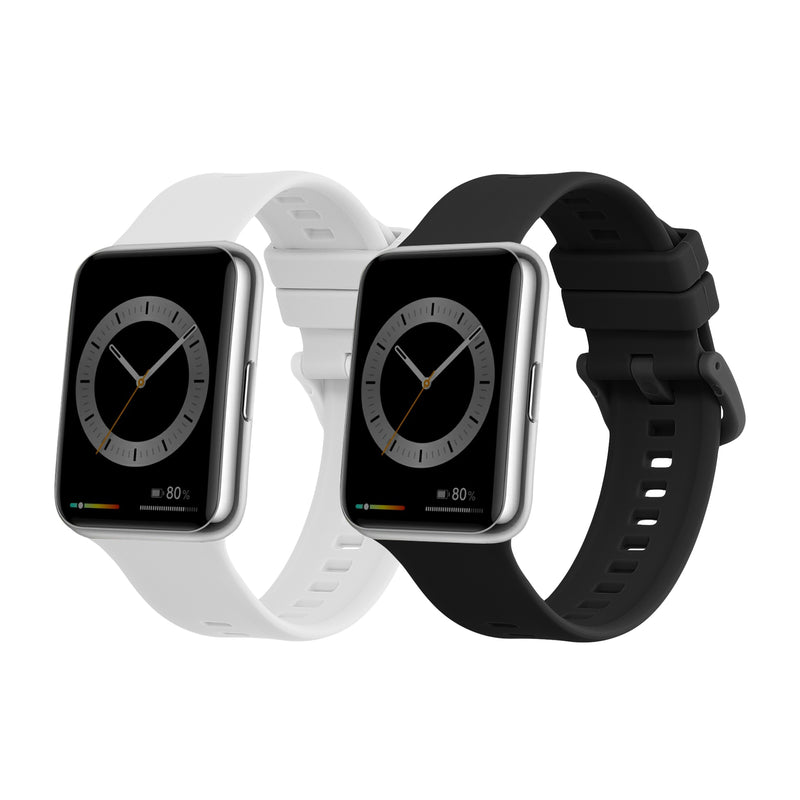 kwmobile Uhrenarmband für Huawei Watch Fit 2 Armband Fitnesstracker Band Set Ersatzarmband Smartwatch