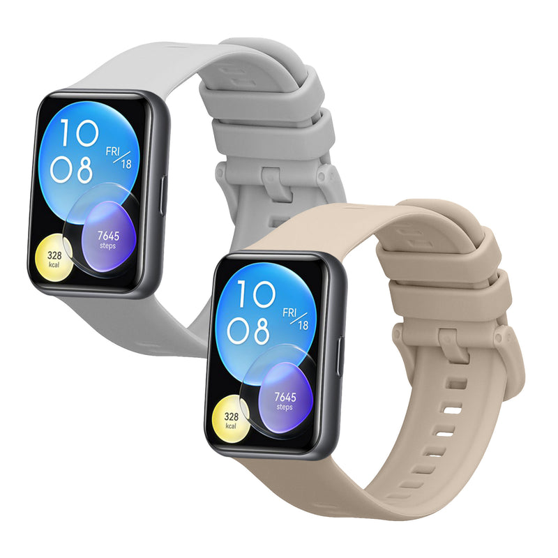 kwmobile Uhrenarmband für Huawei Watch Fit 2 Armband Fitnesstracker Band Set Ersatzarmband Smartwatch