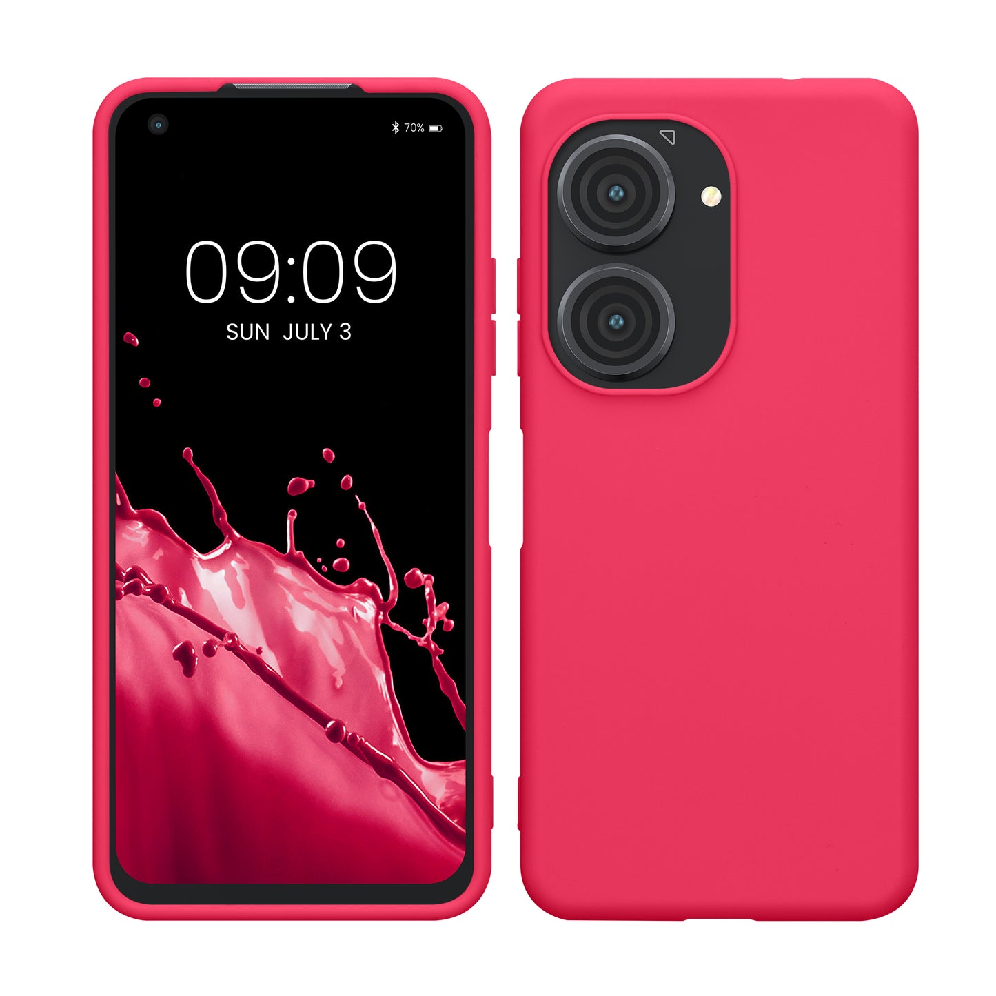 kwmobile Handyhülle für ASUS Zenfone 10 / Zenfone 9 - Kabelloses Laden - Schutzhülle Cover