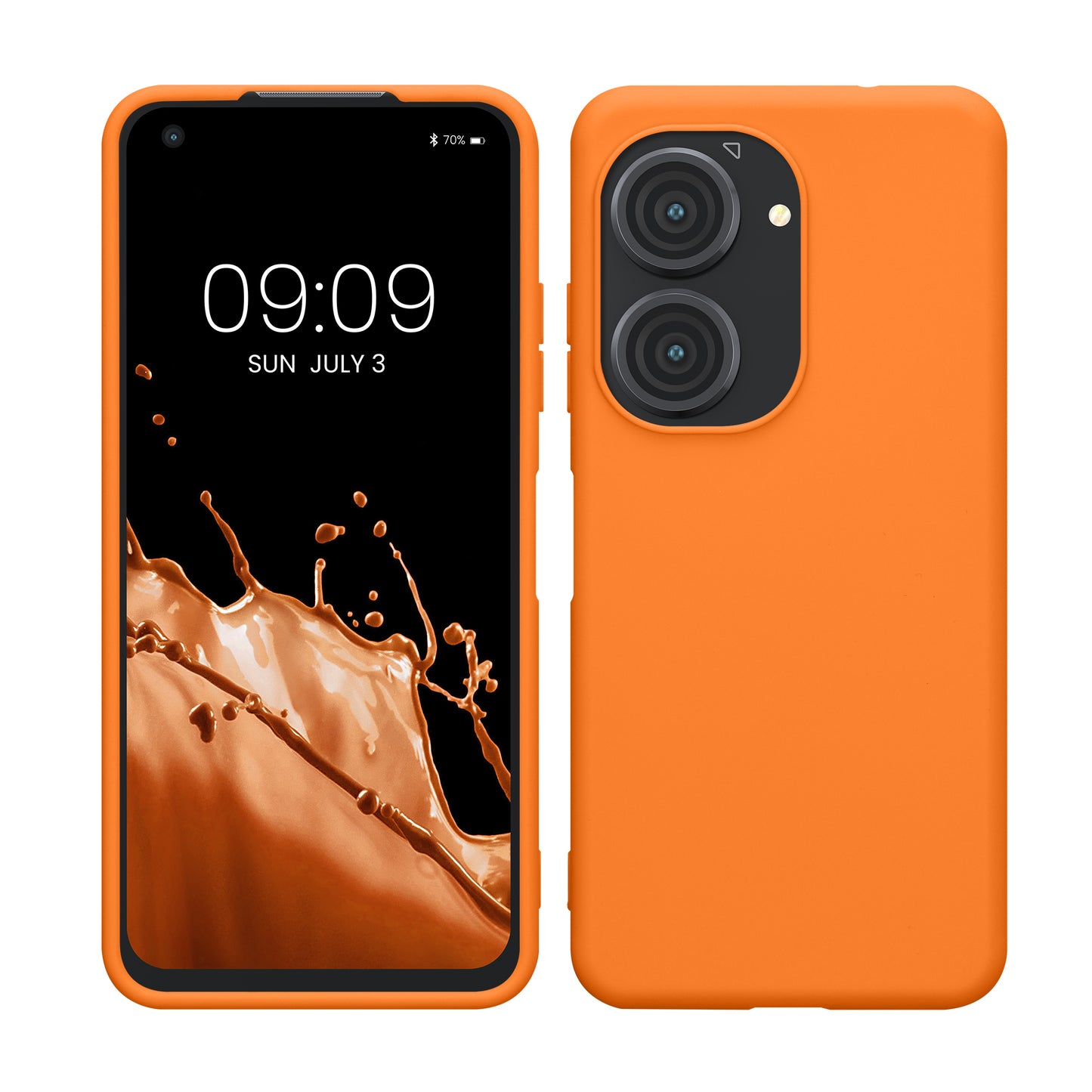 kwmobile Handyhülle für ASUS Zenfone 10 / Zenfone 9 - Kabelloses Laden - Schutzhülle Cover