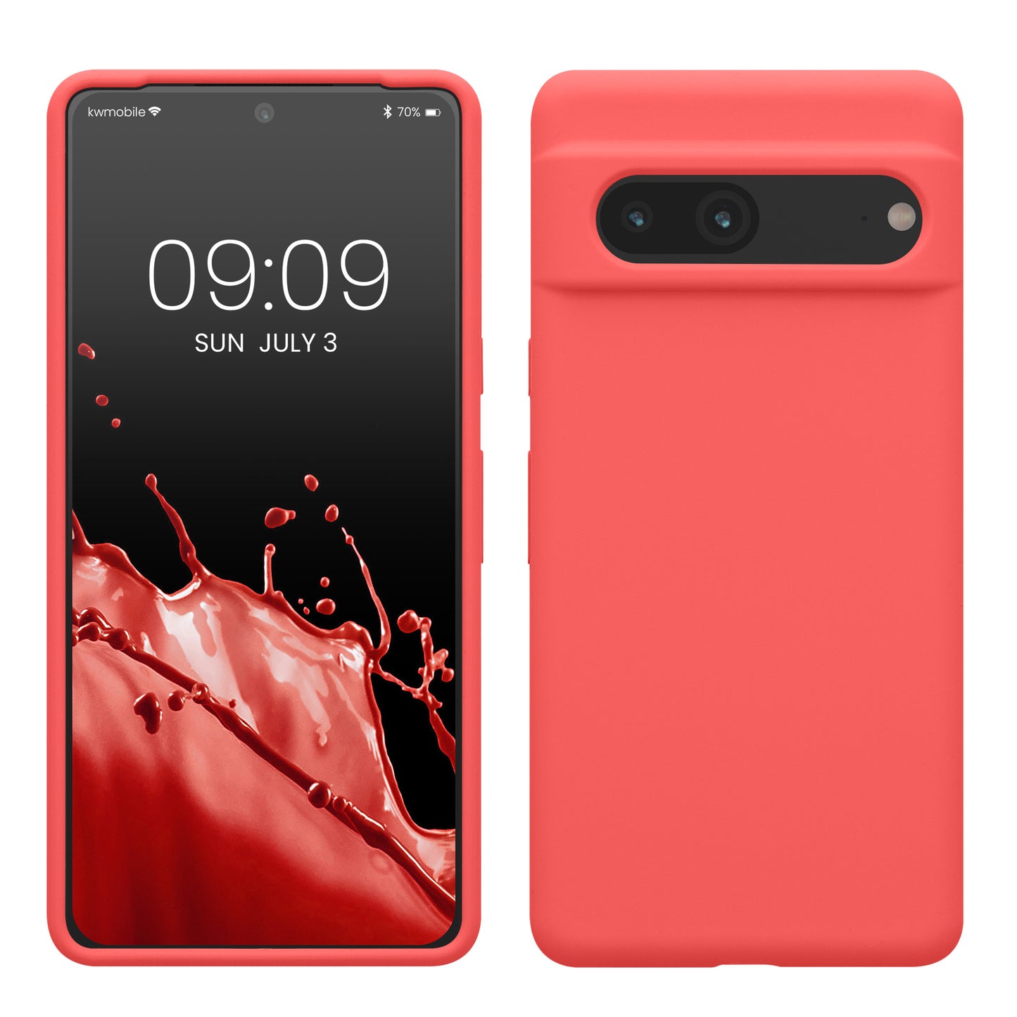 kwmobile Handyhülle für Google Pixel 7 Hülle, für Pixel 7 Case - kabelloses Laden