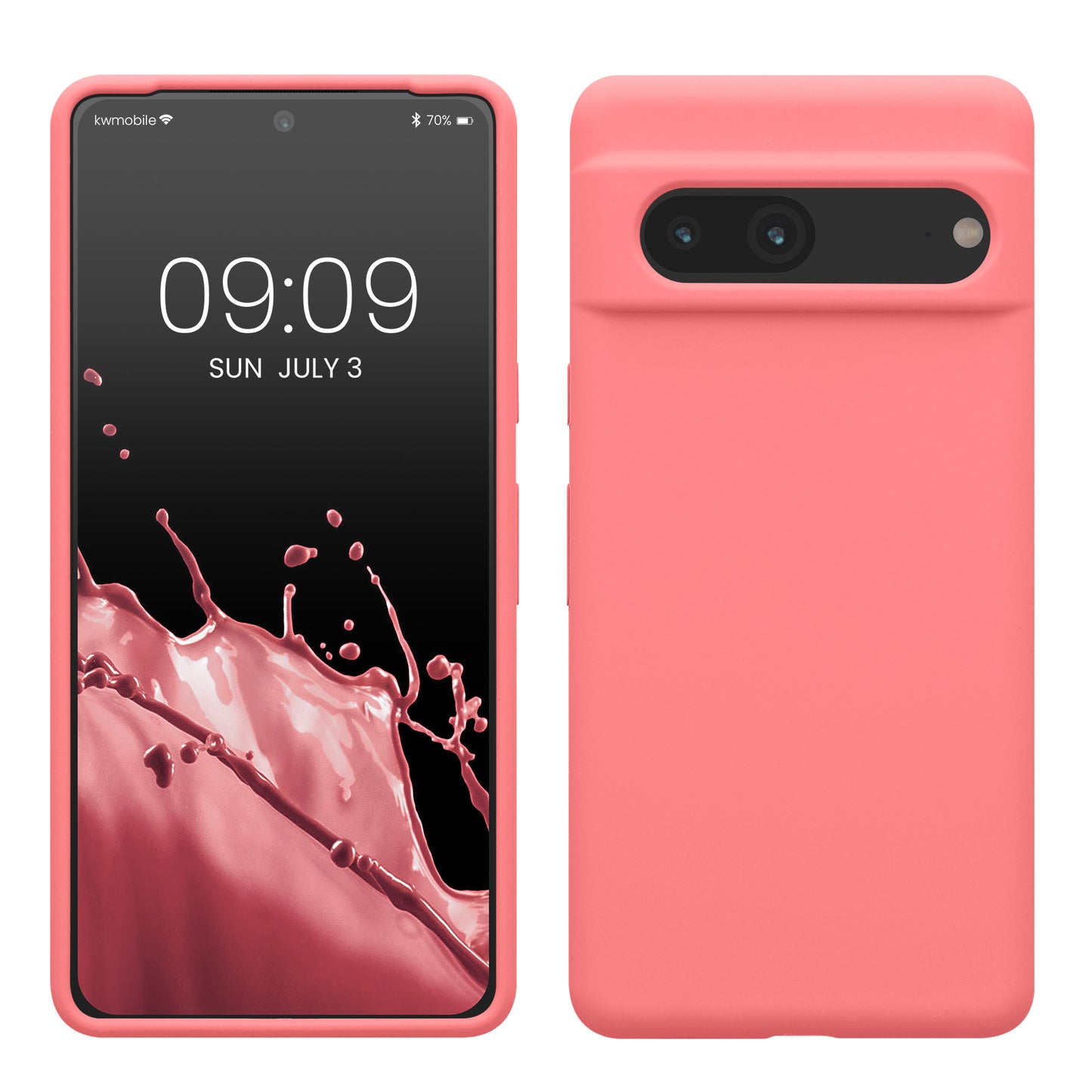 kwmobile Handyhülle für Google Pixel 7 Hülle, für Pixel 7 Case - kabelloses Laden