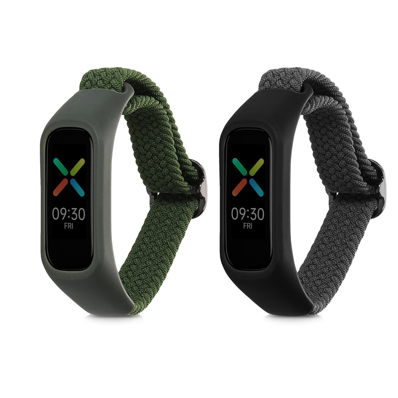 kwmobile Uhrenarmband für Oppo Band Sport Armband Fitnesstracker Band Set Ersatzarmband Smartwatch