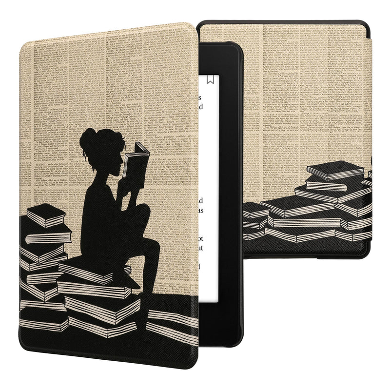 kwmobile Klapphülle kompatibel mit Amazon Kindle Paperwhite 11. Generation 2021 Hülle Flipcase mit Magnetverschluss