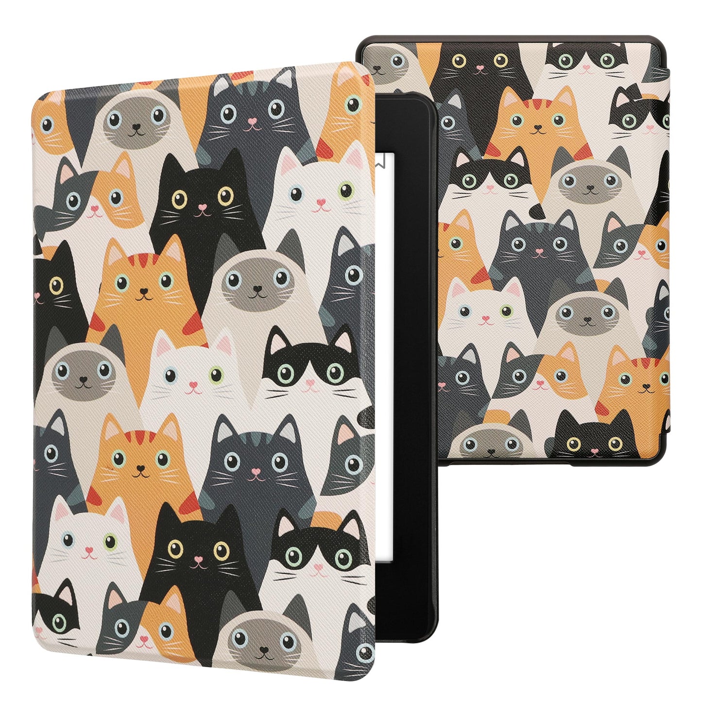 kwmobile Klapphülle kompatibel mit Amazon Kindle Paperwhite 11. Generation 2021 Hülle Flipcase mit Magnetverschluss