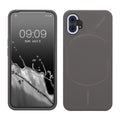 kwmobile Handyhülle für Nothing Phone (1) Hülle - Case Silikon - Kabelloses Laden - Schutzhülle Cover