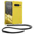 kwmobile Necklace Case kompatibel mit Google Pixel 7 Pro Hülle Cover mit Kordel zum Umhängen Silikon Schutzhülle