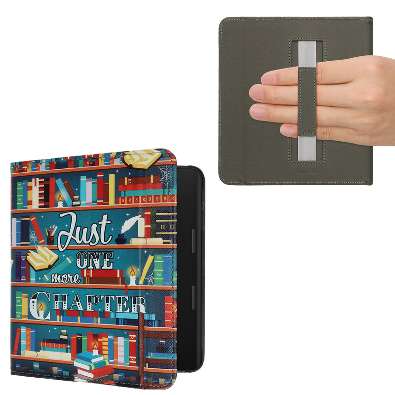 kwmobile Schutzhülle für Tolino Epos 3 Hülle - eReader Flip Case mit Handschlaufe und Auto Sleep Funktion