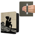kwmobile Schutzhülle für Tolino Epos 3 Hülle - eReader Flip Case mit Handschlaufe und Auto Sleep Funktion