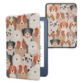 kwmobile Schutzhülle für Amazon Kindle (2022/2024) Hülle - eReader Flip Case mit Auto Sleep Funktion - Bibliothek Motto