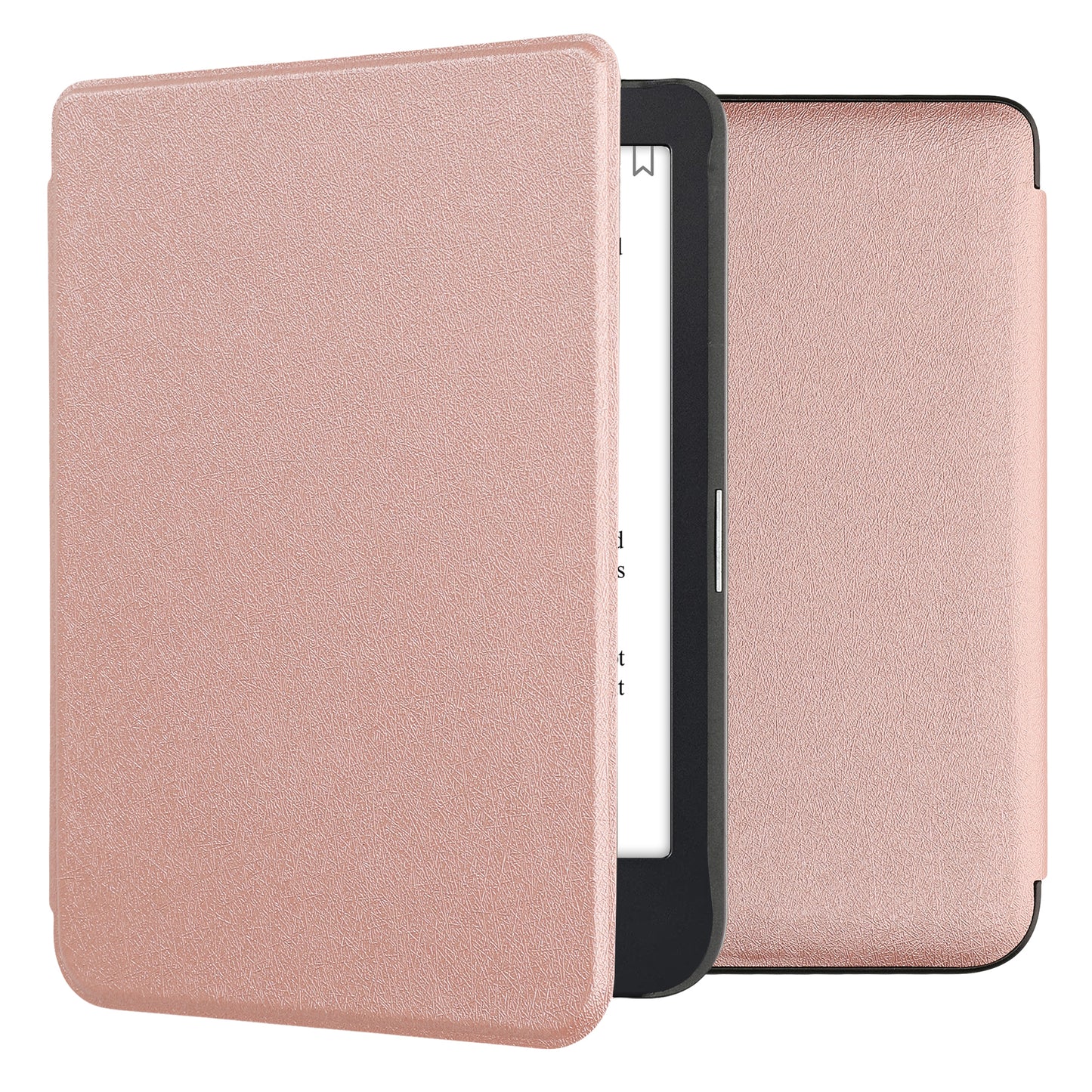 kwmobile Klapphülle kompatibel mit Kobo Clara 2E / Tolino Shine 4 Hülle - eReader Case aus Kunstleder - Cover