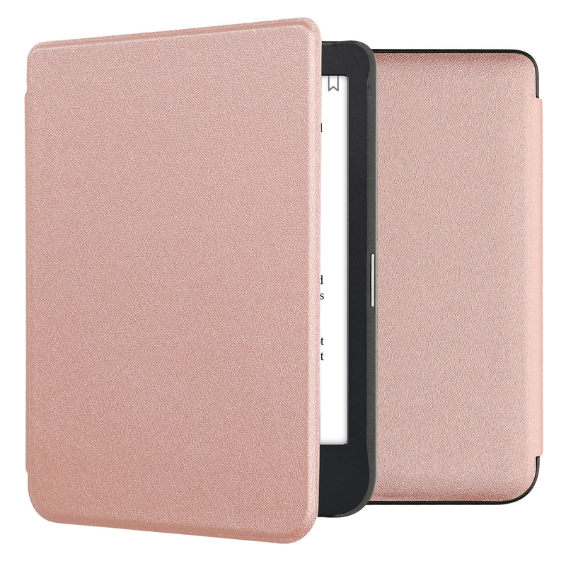 kwmobile Klapphülle kompatibel mit Kobo Clara 2E / Tolino Shine 4 Hülle - eReader Case aus Kunstleder - Cover