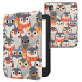 kwmobile Schutzhülle für Kobo Clara 2E / Tolino Shine 4 Hülle - eReader Flip Case mit Auto Sleep Funktion