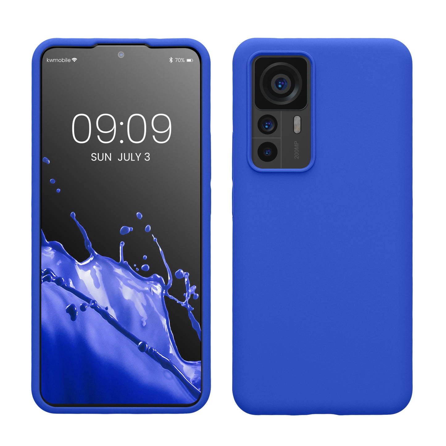 kwmobile Handyhülle für Xiaomi 12T / 12T Pro - Case Silikon - Kabelloses Laden - Schutzhülle Cover
