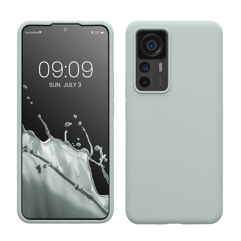 kwmobile Handyhülle für Xiaomi 12T / 12T Pro - Case Silikon - Kabelloses Laden - Schutzhülle Cover