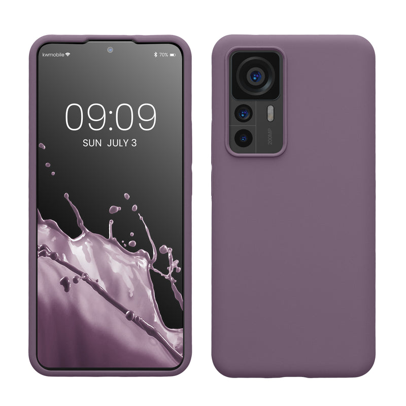 kwmobile Handyhülle für Xiaomi 12T / 12T Pro - Case Silikon - Kabelloses Laden - Schutzhülle Cover
