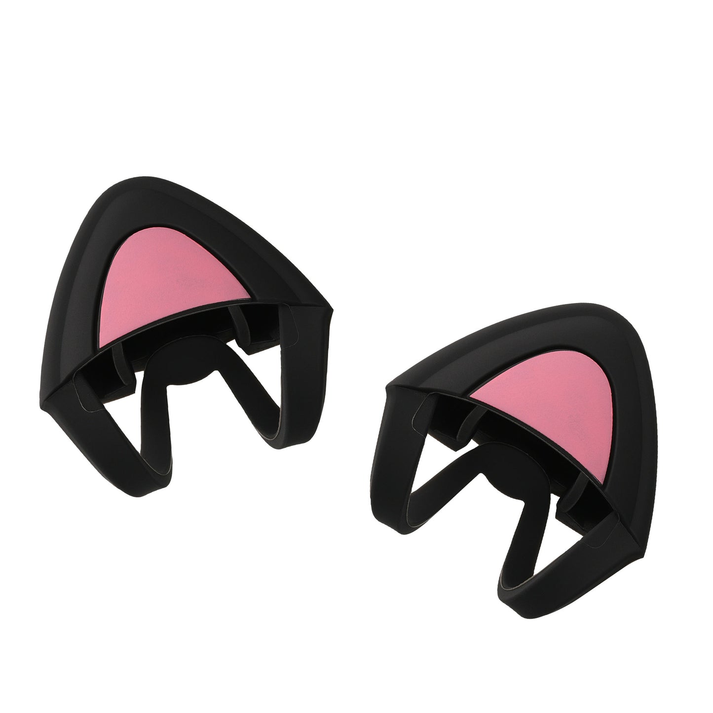 kwmobile Katzenohren Aufsatz kompatibel mit Overear Headphone Deko Accessoire für Kopfhörer Breite 2,5 bis 3,8 cm Katzenkopfhörer Set