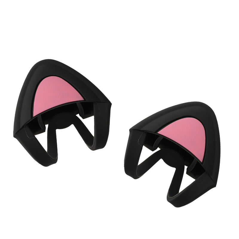 kwmobile Katzenohren Aufsatz kompatibel mit Overear Headphone Deko Accessoire für Kopfhörer Breite 2,5 bis 3,8 cm Katzenkopfhörer Set