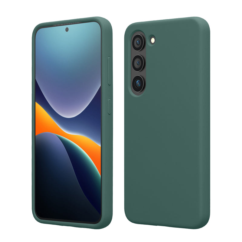 kwmobile Hülle kompatibel mit Samsung Galaxy S23 Hülle dünnes Silikon Handy Case stoßfeste Handyhülle weiche Oberfläche Kabelloses Laden