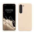 kwmobile Hülle kompatibel mit Samsung Galaxy S23 Hülle dünnes Silikon Handy Case stoßfeste Handyhülle weiche Oberfläche Kabelloses Laden