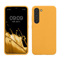 kwmobile Hülle kompatibel mit Samsung Galaxy S23 Hülle dünnes Silikon Handy Case stoßfeste Handyhülle weiche Oberfläche Kabelloses Laden