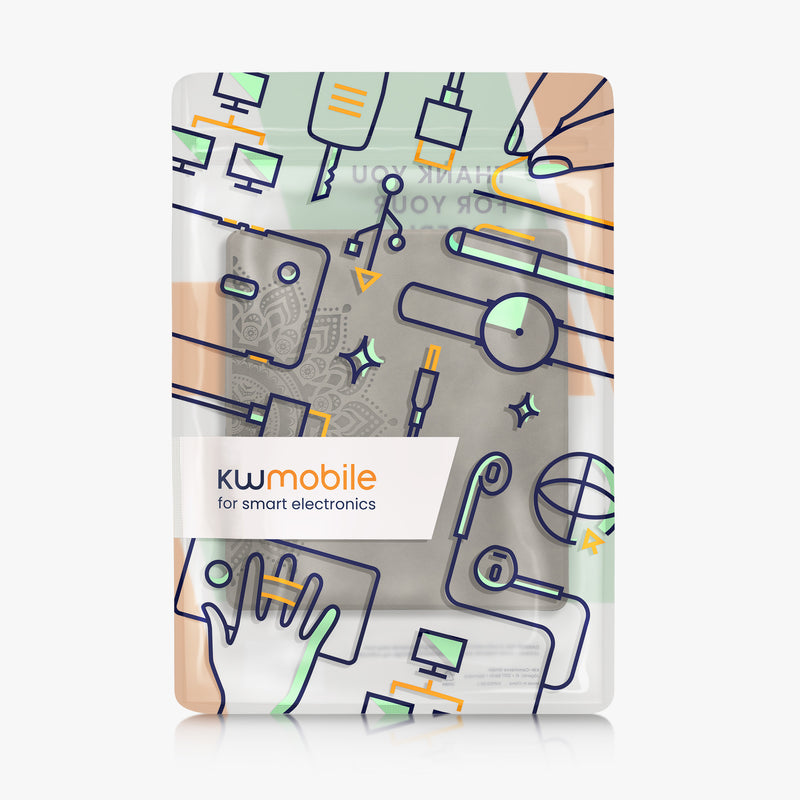 kwmobile Schutzhülle für Amazon Kindle Scribe (2022/2024) Hülle - eReader Case aus Kunstleder mit Auto Sleep Funktion - Aufgehende Sonne