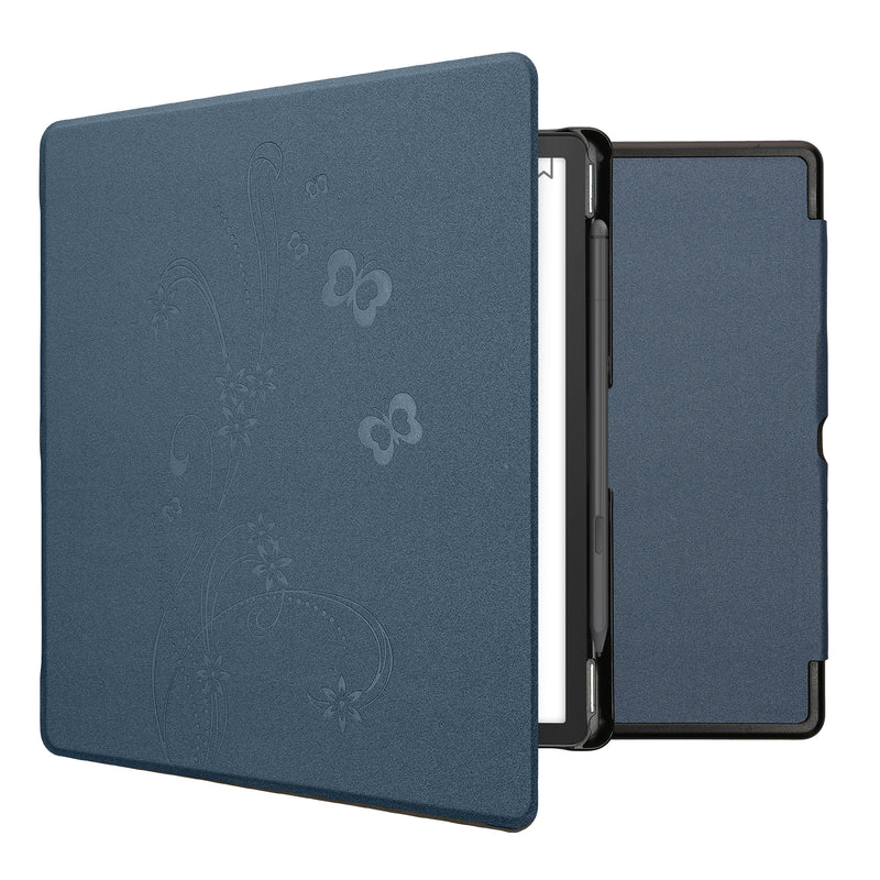 kwmobile Schutzhülle für Amazon Kindle Scribe (2022/2024) Hülle - eReader Case aus Kunstleder mit Auto Sleep Funktion - Aufgehende Sonne