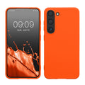 kwmobile Hülle kompatibel mit Samsung Galaxy S23 Hülle - Silikon Handyhülle - Case stoßabsorbierend flexibel - Kabelloses Laden