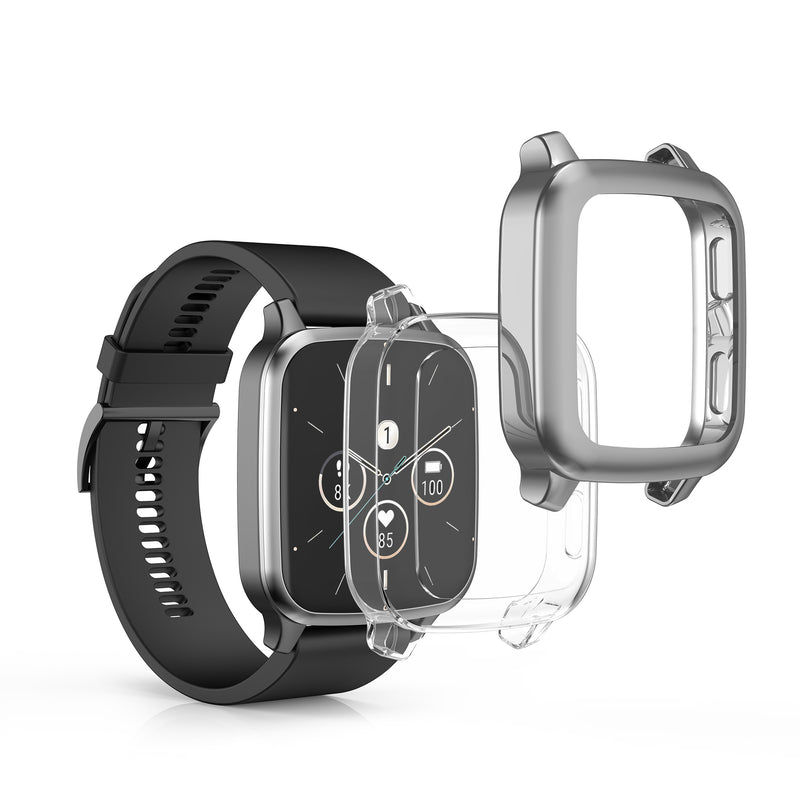 kwmobile Schutzhülle für Garmin Venu Sq 2 Music / Sq 2 Fullbody Display Cover Set