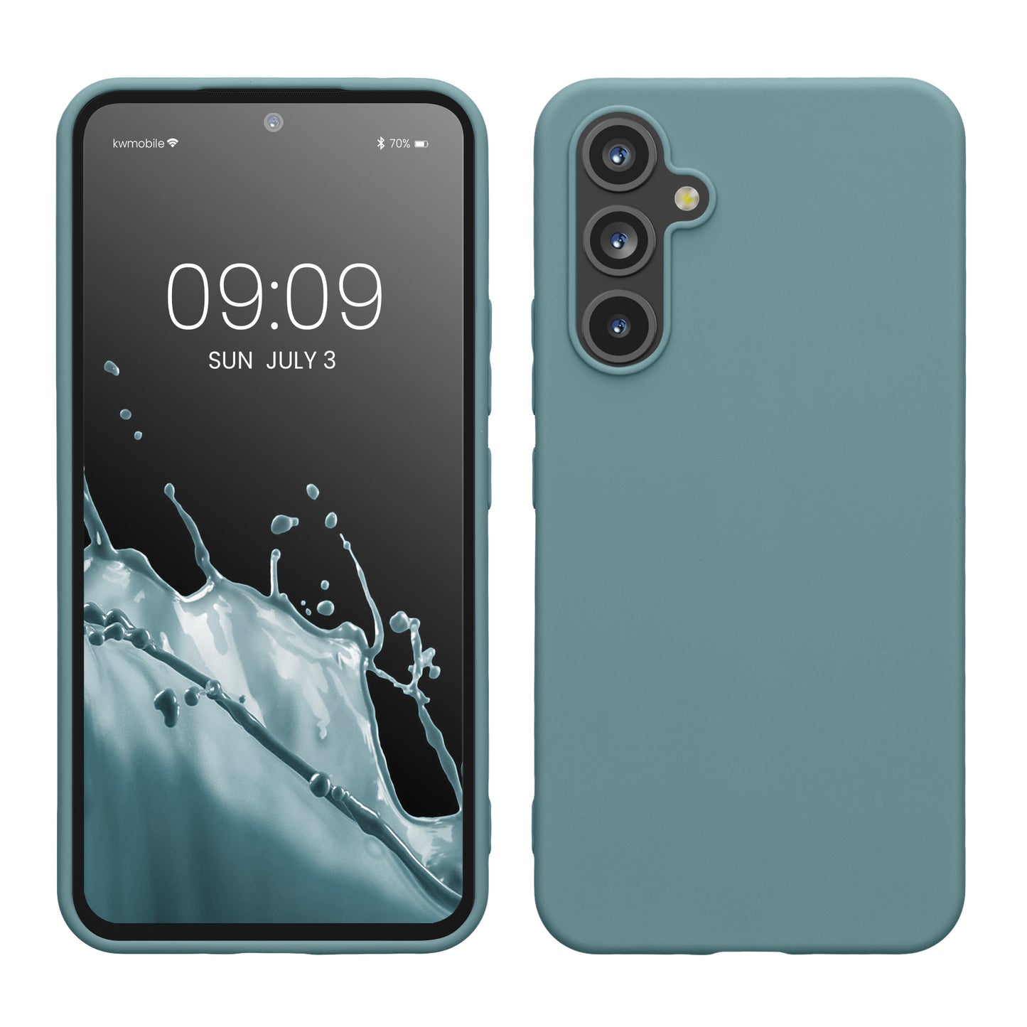 kwmobile Hülle kompatibel mit Samsung Galaxy A54 5G Hülle - Silikon Handyhülle - Schutzhülle stoßabsorbierend flexibel - Case