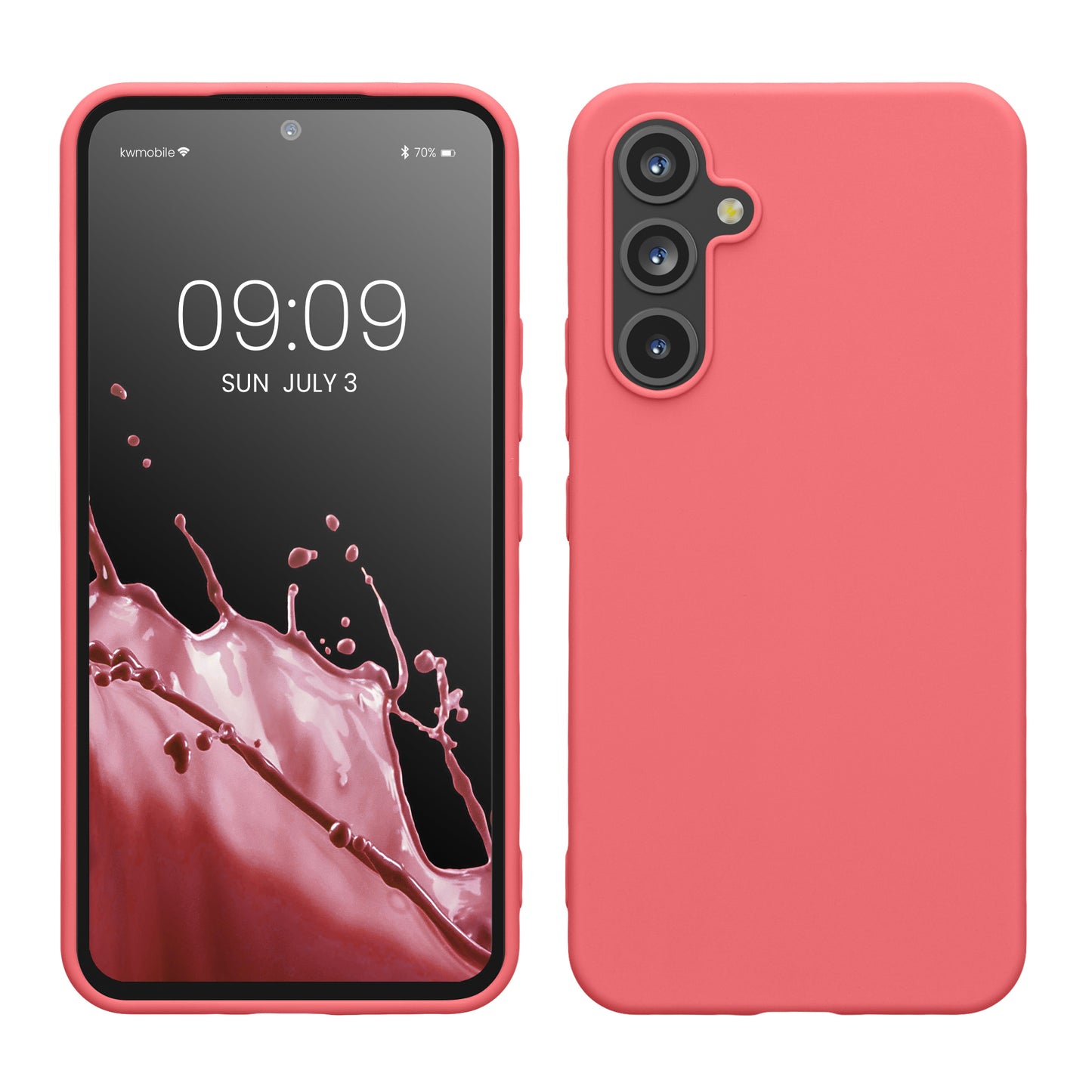 kwmobile Hülle kompatibel mit Samsung Galaxy A54 5G Hülle - Silikon Handyhülle - Schutzhülle stoßabsorbierend flexibel - Case