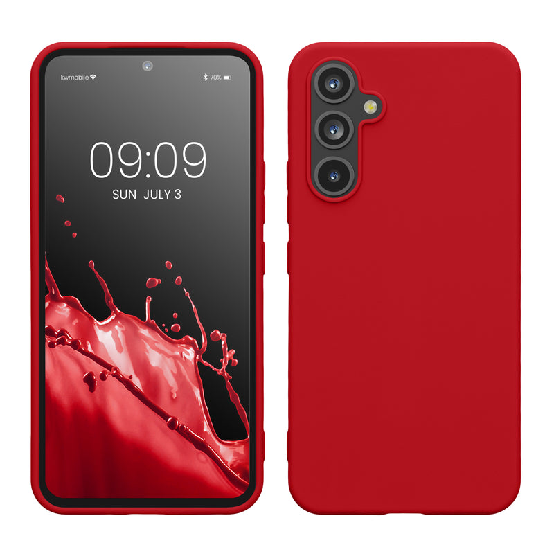 kwmobile Hülle kompatibel mit Samsung Galaxy A54 5G Hülle - Silikon Handyhülle - Schutzhülle stoßabsorbierend flexibel - Case