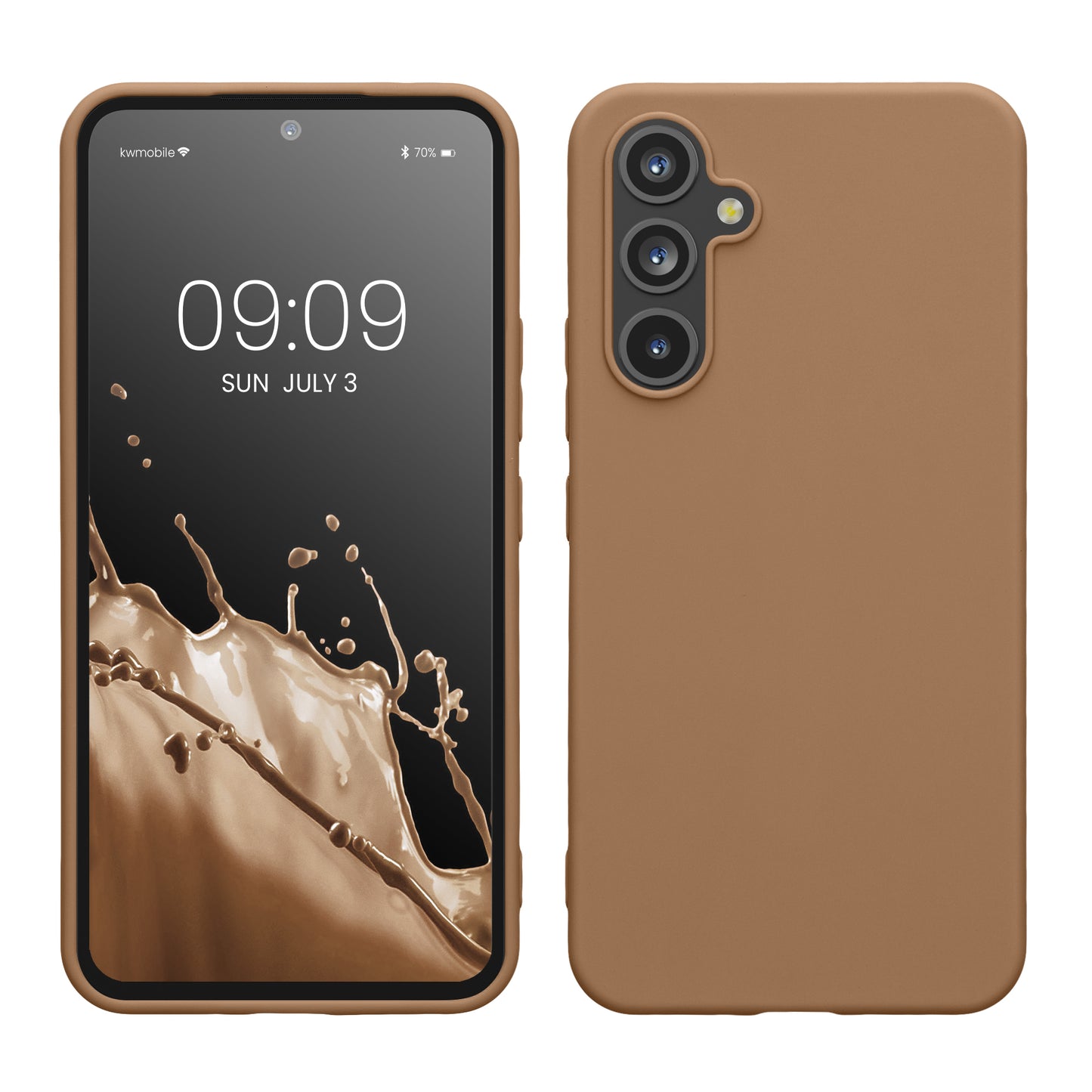 kwmobile Hülle kompatibel mit Samsung Galaxy A54 5G Hülle - Silikon Handyhülle - Schutzhülle stoßabsorbierend flexibel - Case