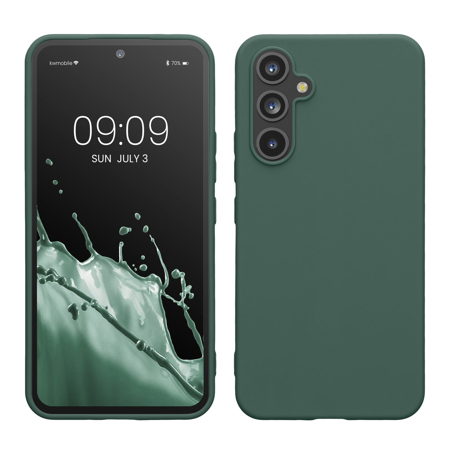 kwmobile Hülle kompatibel mit Samsung Galaxy A54 5G Hülle - Silikon Handyhülle - Schutzhülle stoßabsorbierend flexibel - Case