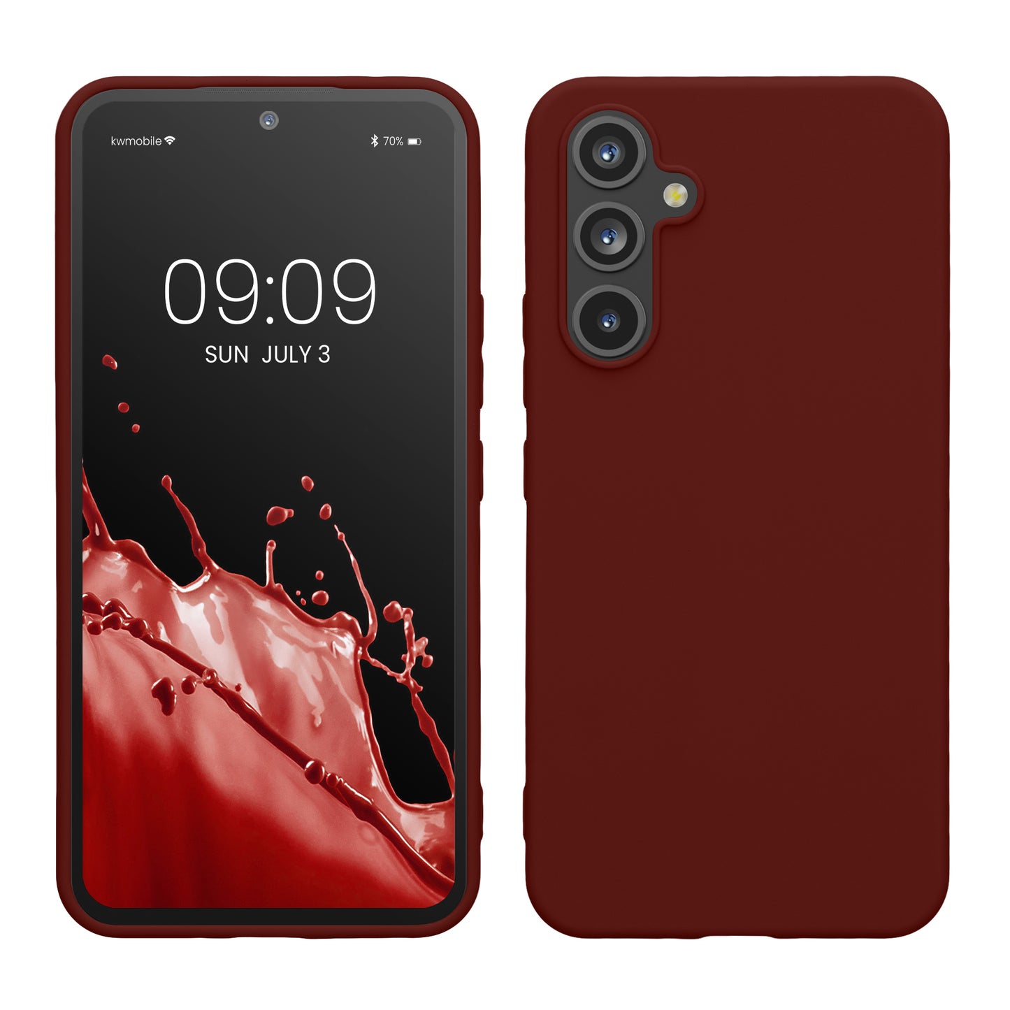 kwmobile Hülle kompatibel mit Samsung Galaxy A54 5G Hülle - Silikon Handyhülle - Schutzhülle stoßabsorbierend flexibel - Case