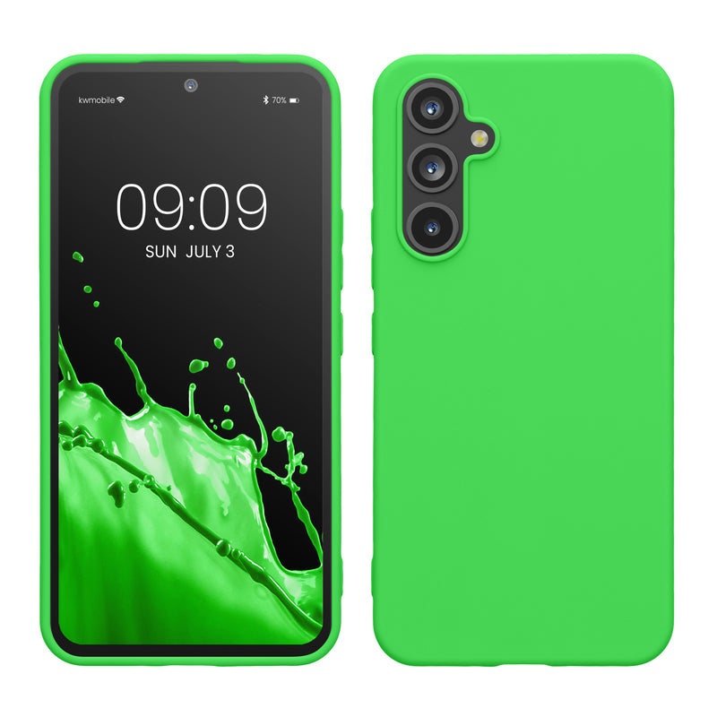 kwmobile Hülle kompatibel mit Samsung Galaxy A54 5G Hülle - Silikon Handyhülle - Schutzhülle stoßabsorbierend flexibel - Case