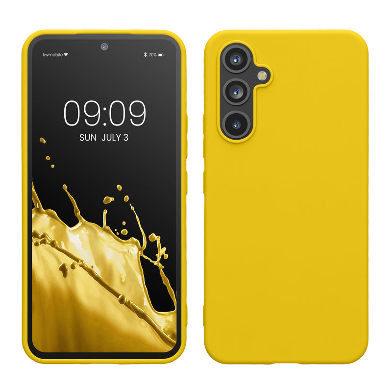 kwmobile Hülle kompatibel mit Samsung Galaxy A54 5G Hülle - Silikon Handyhülle - Schutzhülle stoßabsorbierend flexibel - Case