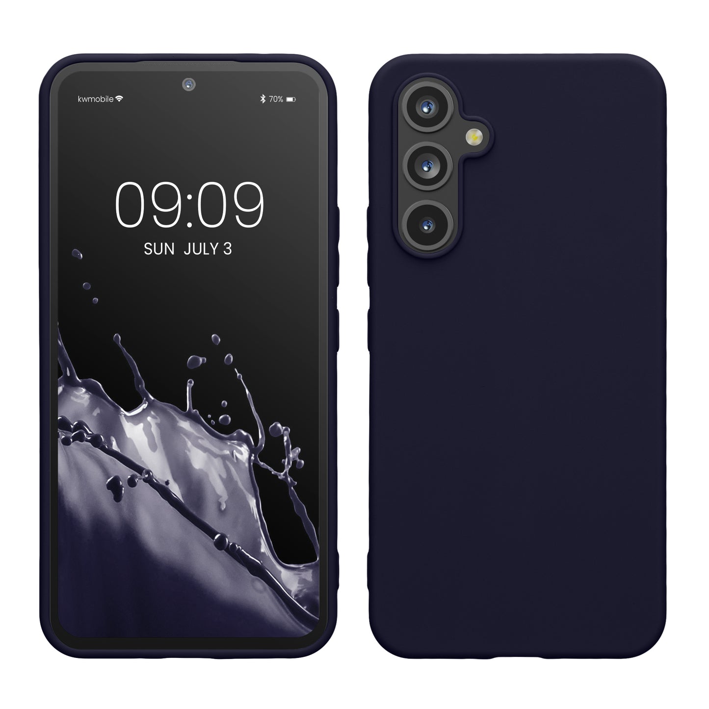 kwmobile Hülle kompatibel mit Samsung Galaxy A54 5G Hülle - Silikon Handyhülle - Schutzhülle stoßabsorbierend flexibel - Case