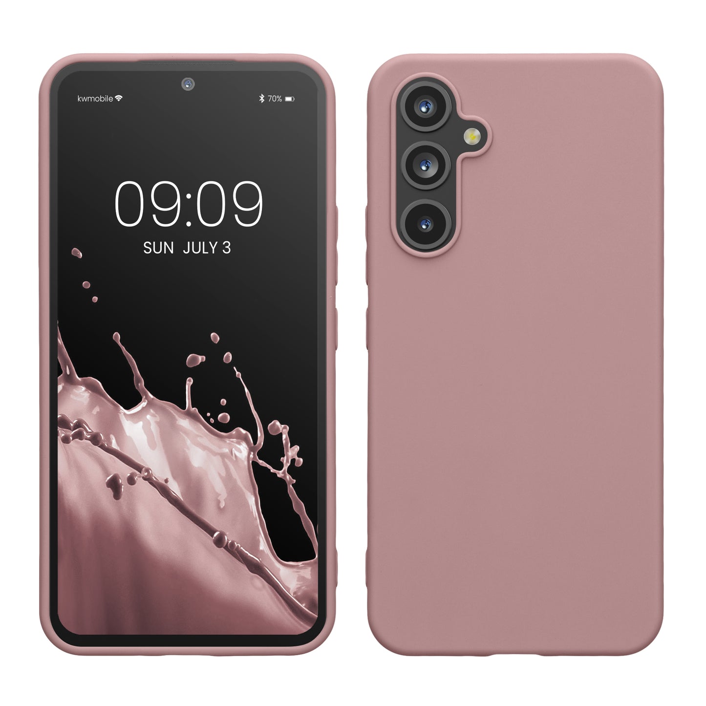 kwmobile Hülle kompatibel mit Samsung Galaxy A54 5G Hülle - Silikon Handyhülle - Schutzhülle stoßabsorbierend flexibel - Case