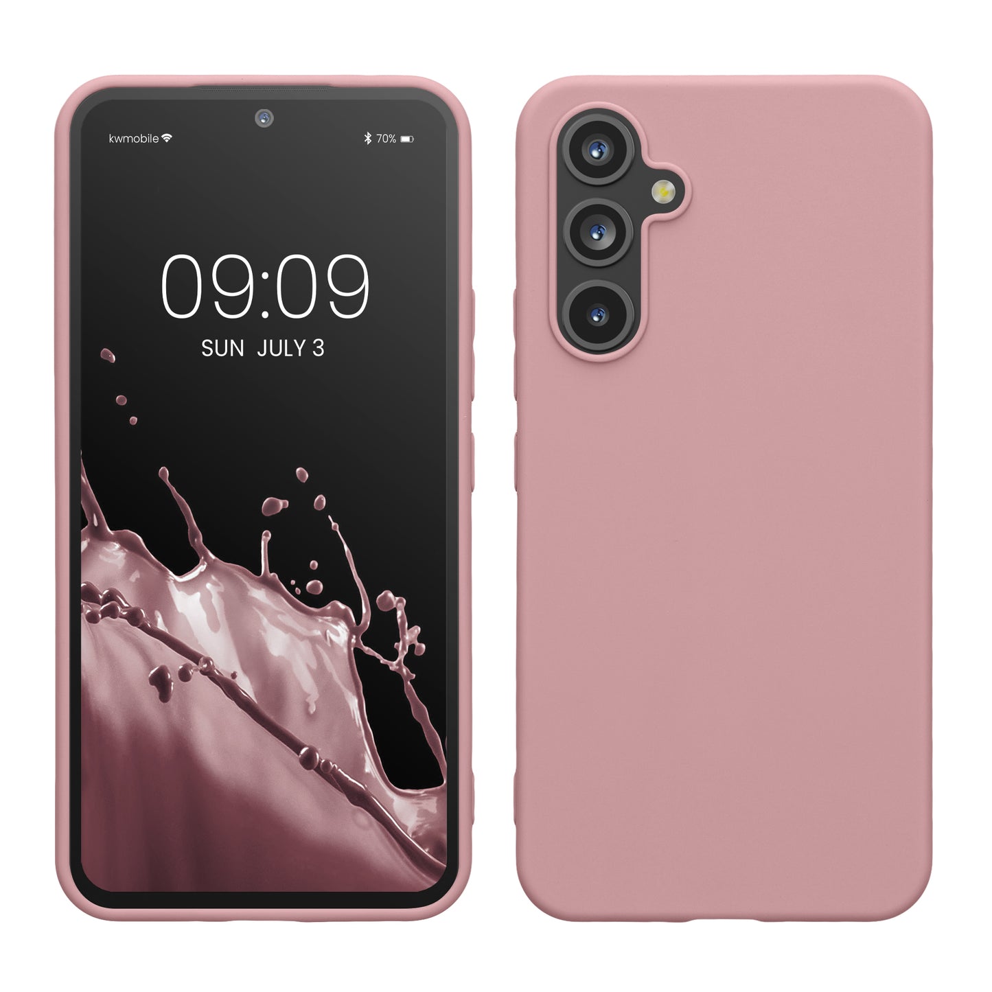 kwmobile Hülle kompatibel mit Samsung Galaxy A54 5G Hülle - Silikon Handyhülle - Schutzhülle stoßabsorbierend flexibel - Case