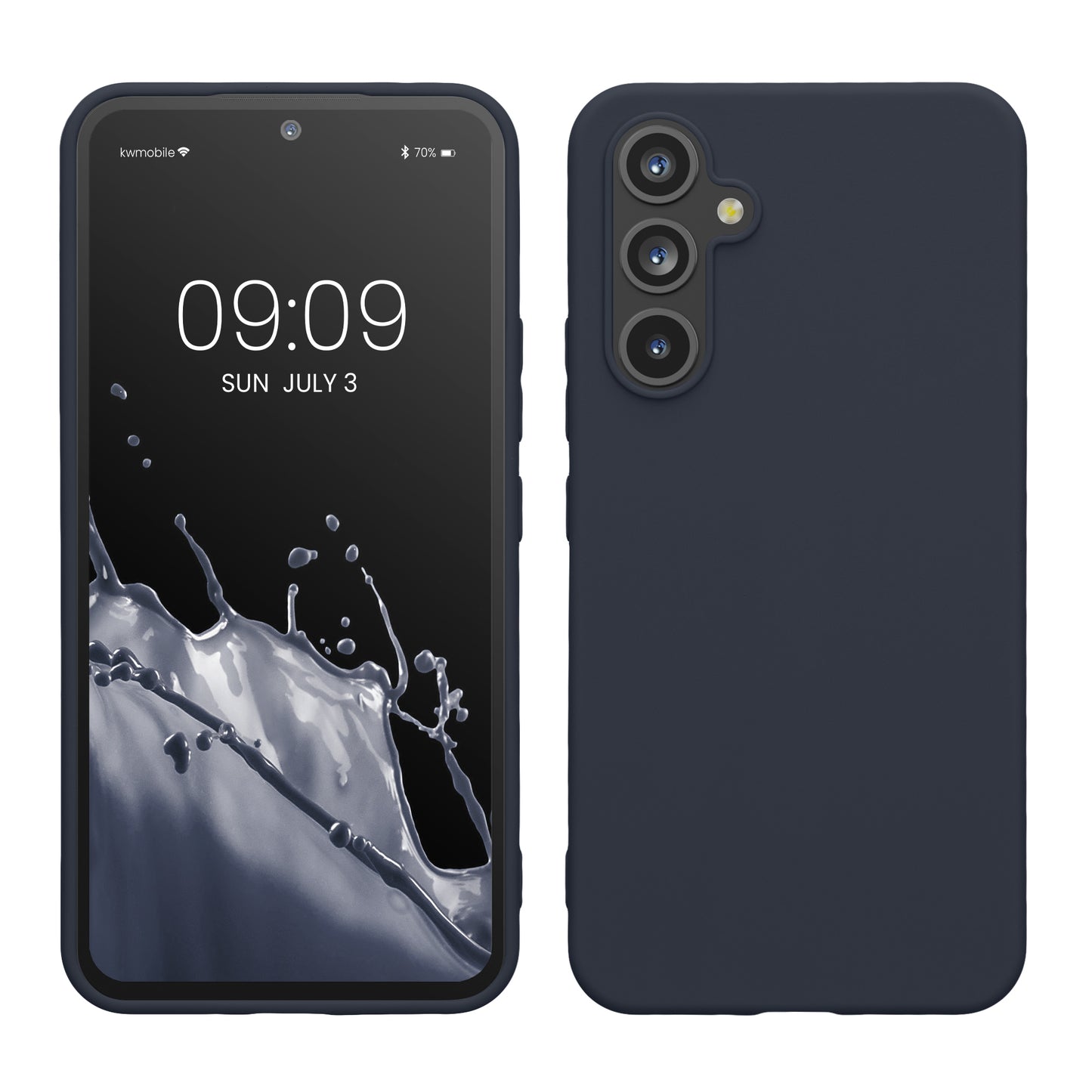kwmobile Hülle kompatibel mit Samsung Galaxy A54 5G Hülle - Silikon Handyhülle - Schutzhülle stoßabsorbierend flexibel - Case