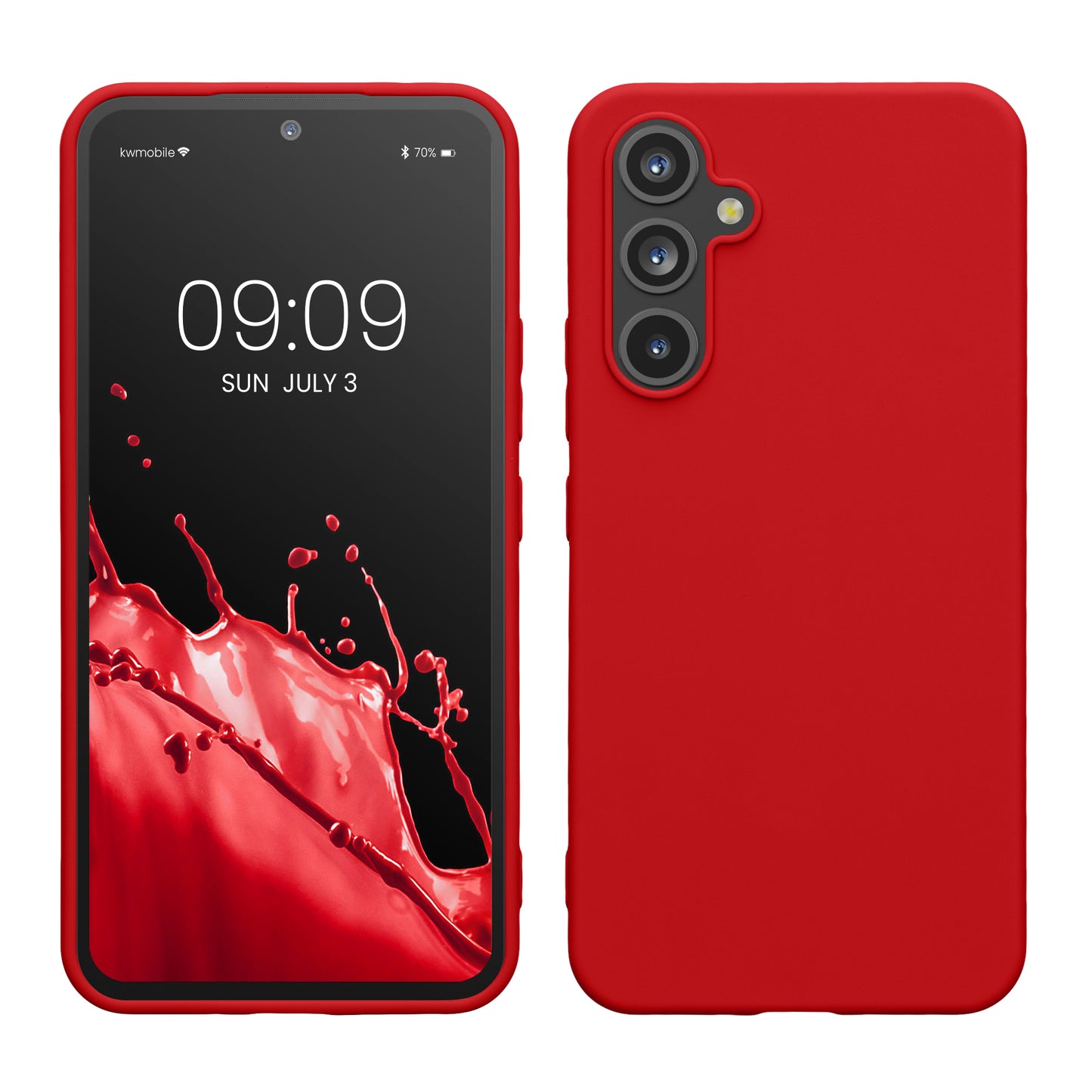 kwmobile Hülle kompatibel mit Samsung Galaxy A54 5G Hülle - Silikon Handyhülle - Schutzhülle stoßabsorbierend flexibel - Case