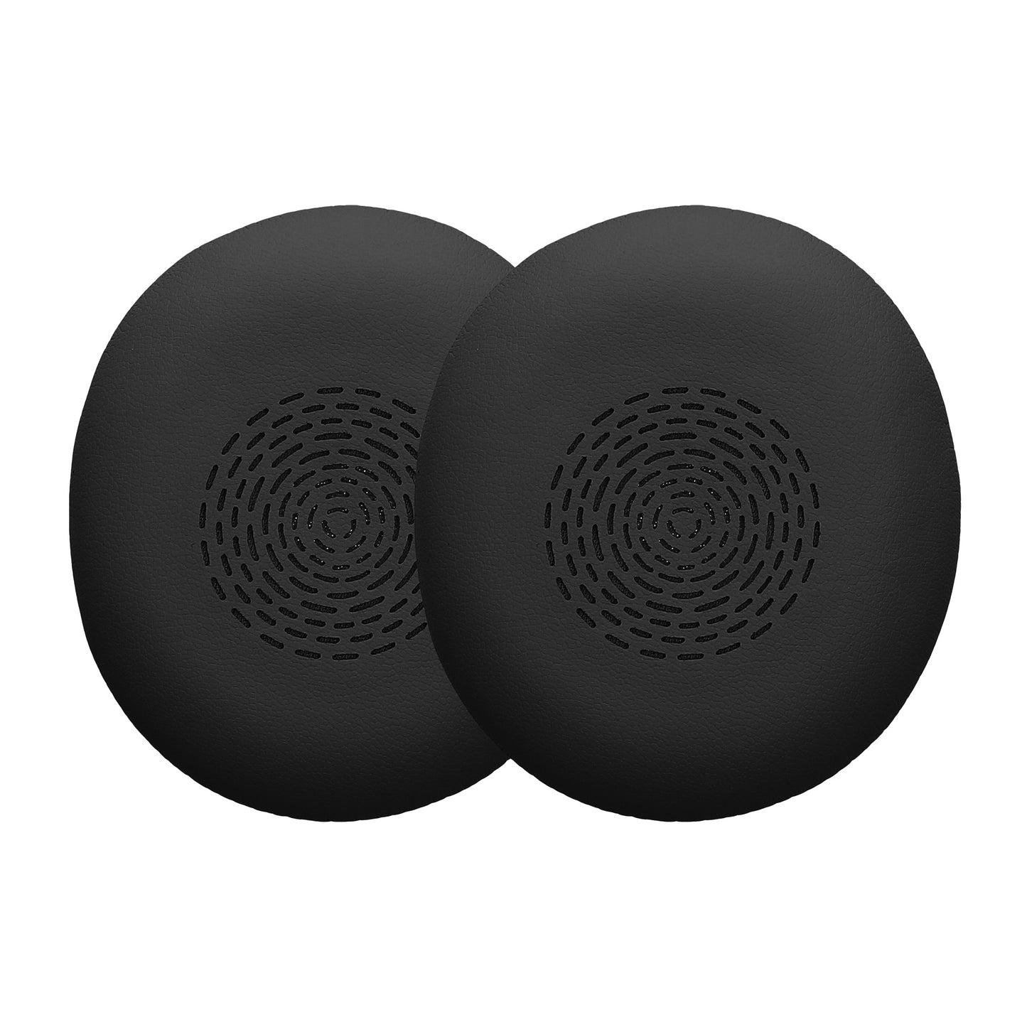 kwmobile 2x Ohr Polster für Jabra Evolve 2 75 Ohrpolster - Ersatz Ohrpolster - Kopfhörer Ersatzteile - Kopfhörer Ersatzpolster für Over Ear Headphones Schwarz matt  