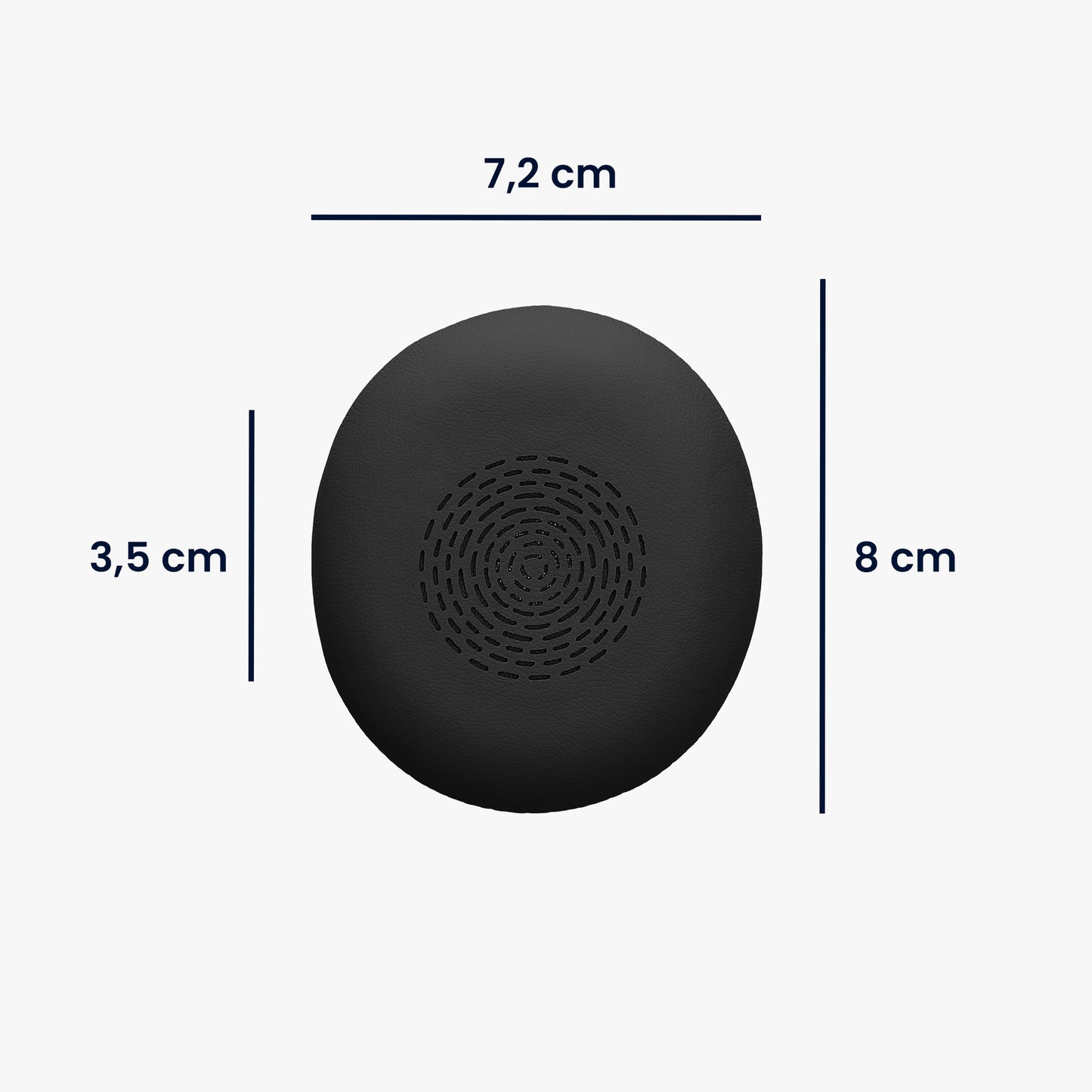 kwmobile Ohr Polster für Jabra Evolve 2 75 Ohrpolster Ersatz Kopfhörer Ersatzteile Over Ear Headphones