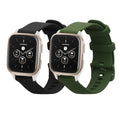 kwmobile Uhrenarmband für Garmin Venu Sq 2 Music / Sq 2 / Vivoactive 6 / Vivoactive 5 Armband Fitnesstracker Band Set Ersatzarmband Smartwatch