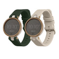 kwmobile Uhrenarmband für Garmin Lily Sport Armband Fitnesstracker Band Set Ersatzarmband Smartwatch