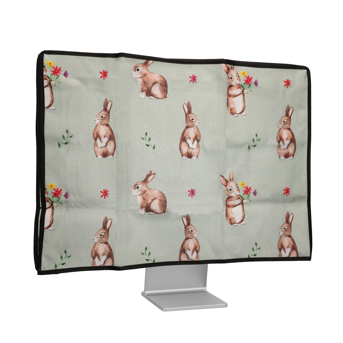 kwmobile Hülle kompatibel mit 24-26" Monitor Schutzhülle Staubschutz Abdeckhaube für PC Bildschirm Computer Screen Cover Staubhaube Haube