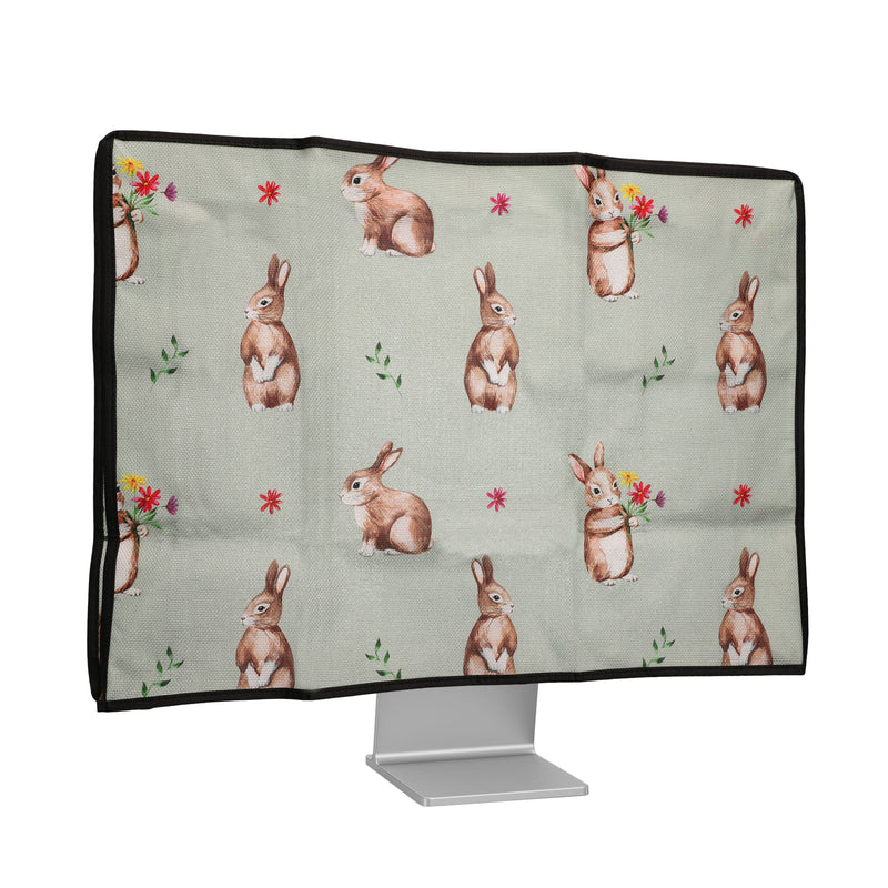 kwmobile Hülle kompatibel mit 24-26" Monitor Schutzhülle Staubschutz Abdeckhaube für PC Bildschirm Computer Screen Cover Staubhaube Haube