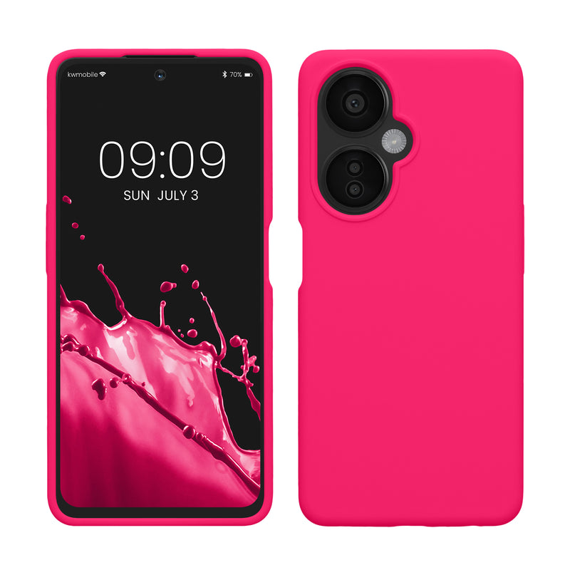 kwmobile Handyhülle für OnePlus Nord CE 3 Lite 5G / Nord N30 5G Hülle - Case - Kabelloses Laden - Schutzhülle Cover