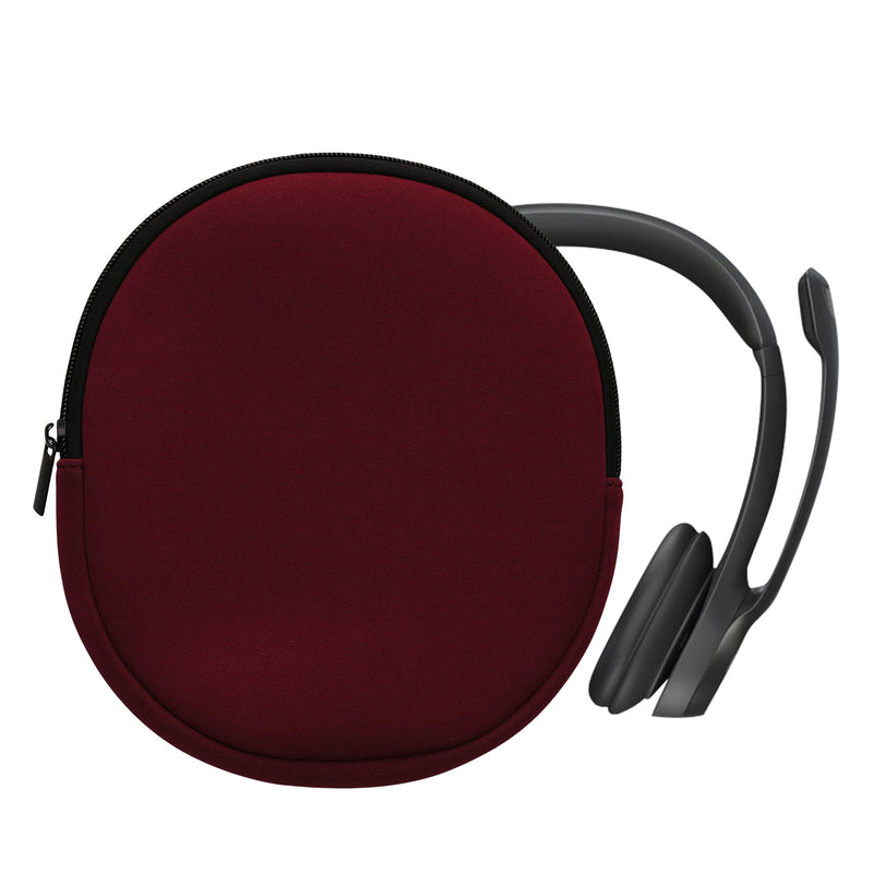 kwmobile Kopfhörer Tasche für H390 - Kopfhörer Case - Hülle Reise Beutel für Headset Headphones - Weiche Over Ear Schutzhülle